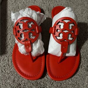Tory Burch Orange Sandals